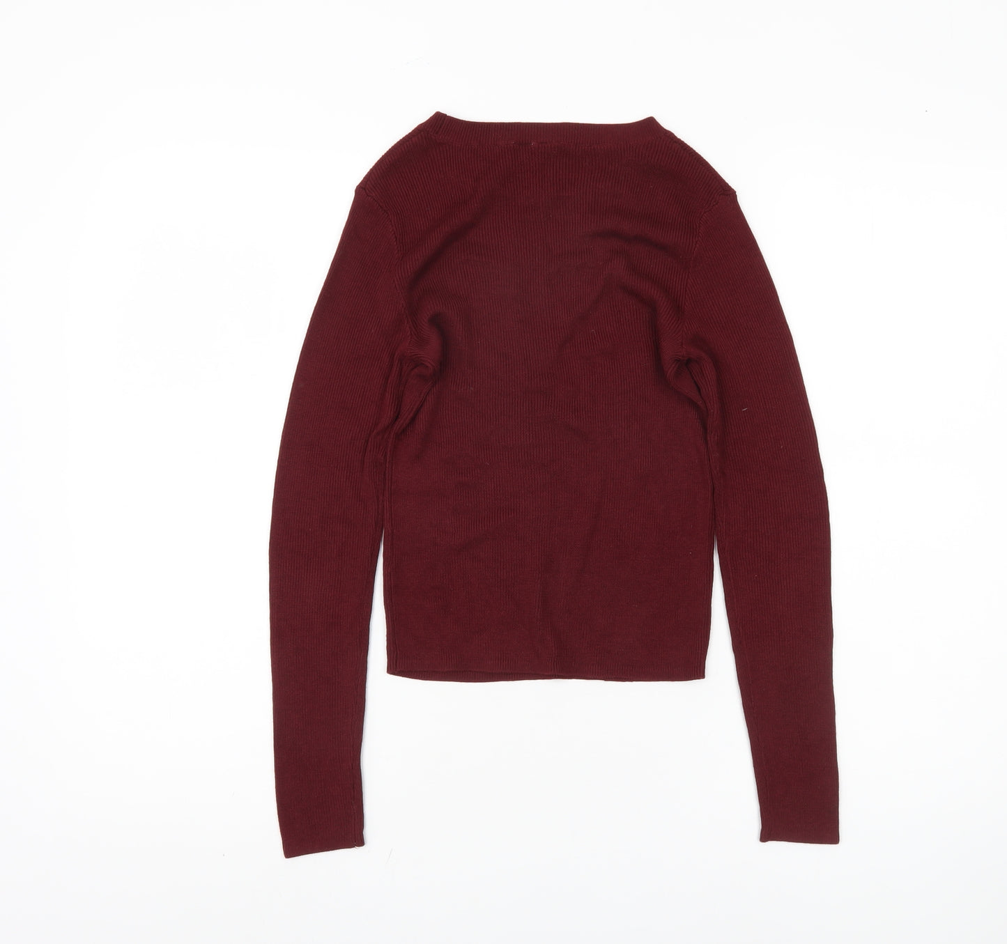 H&M Women’s Red XS Pullover Knit Jumper
