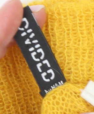 Divided Women's Yellow Pullover Jumper Size 8