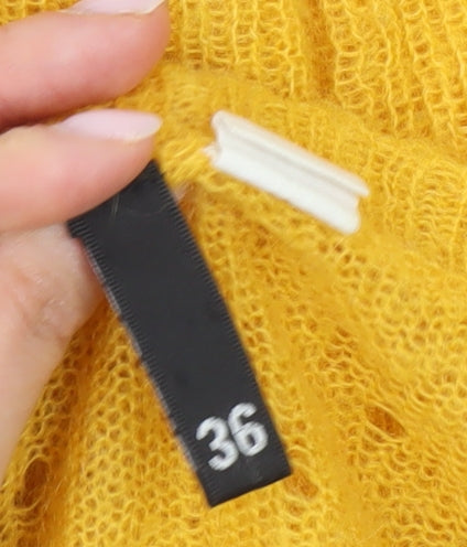 Divided Women's Yellow Pullover Jumper Size 8