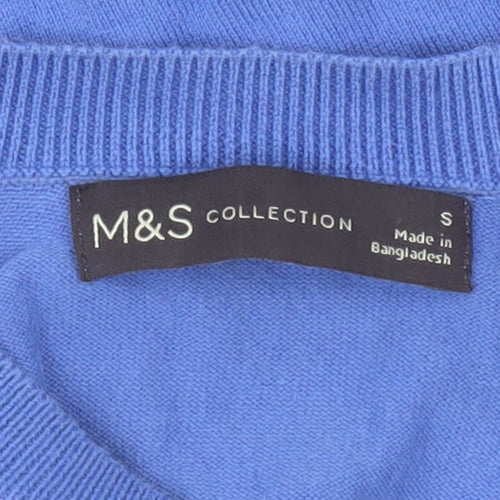 Marks and Spencer Women's Blue Pullover Jumper S