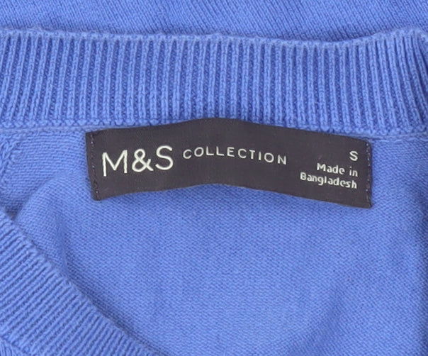 Marks and Spencer Women's Blue Pullover Jumper S