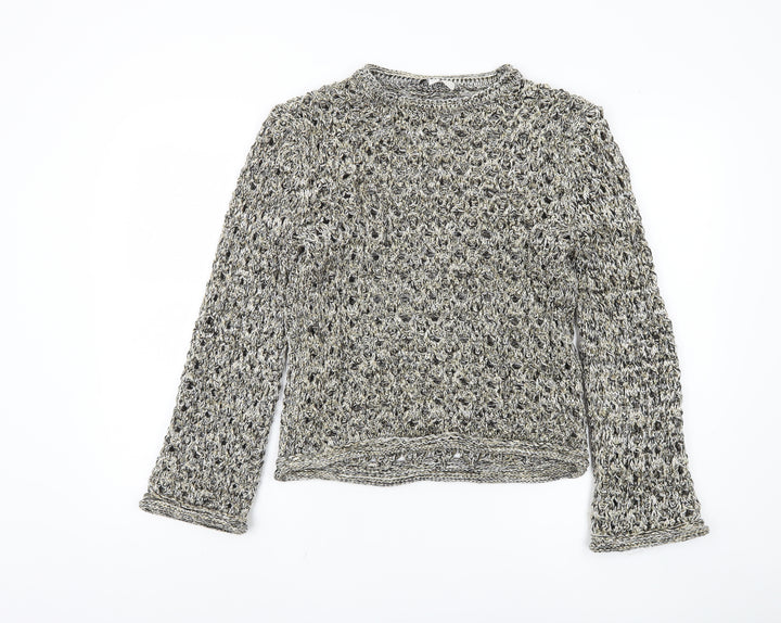 Marks and Spencer Women's Multicoloured Pullover Jumper M
