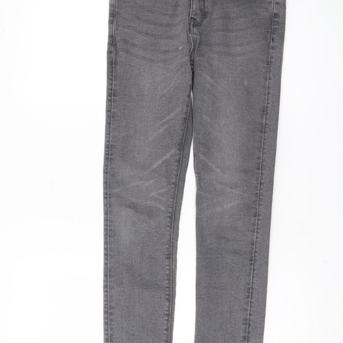 Ripstop Boys Grey Skinny Jeans, Size 13, Casual Denim
