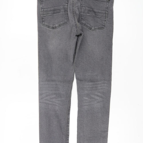 Ripstop Boys Grey Skinny Jeans, Size 13, Casual Denim