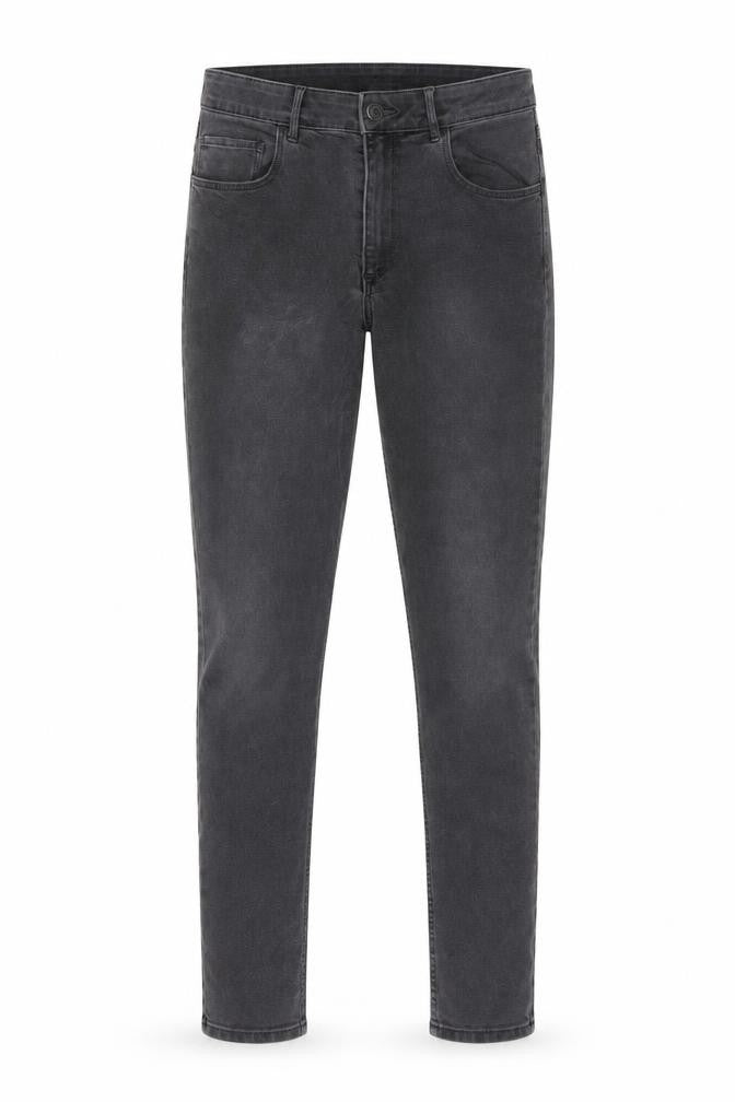 Front view of Grey Skinny Ankle Jeans for Men, size 29