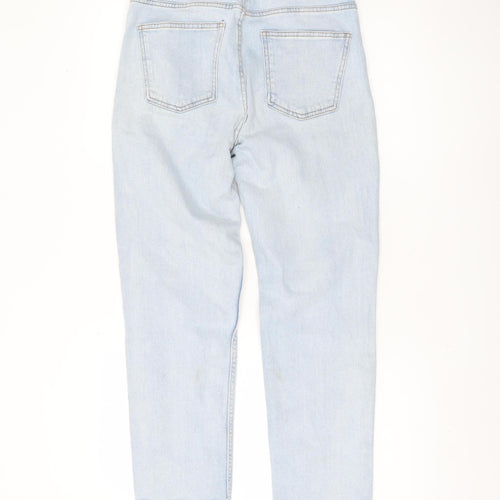 Denim Co. Women's Blue Straight Jeans 12 Regular Fit
