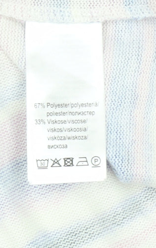 Mona Women's Multicoloured Pullover Jumper Size 16