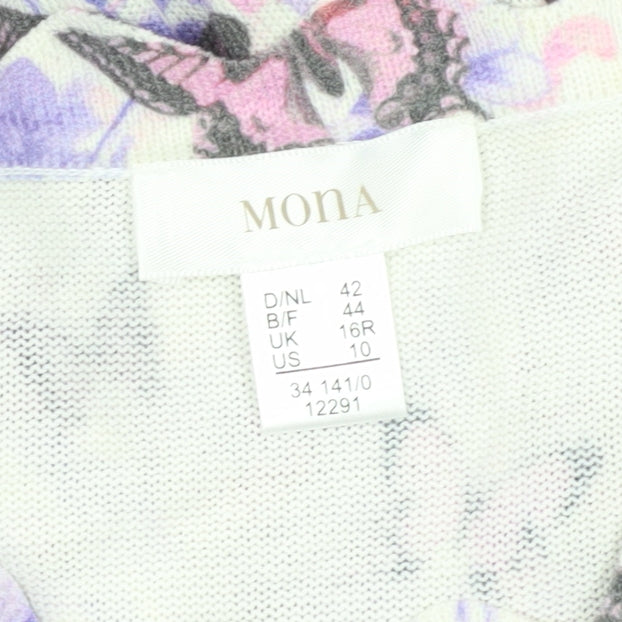 Mona Women's Multicoloured Pullover Jumper Size 16
