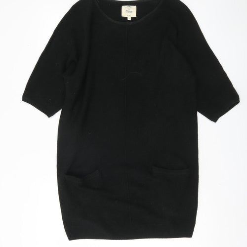 New Look Women's Black Tunic Jumper Size 12