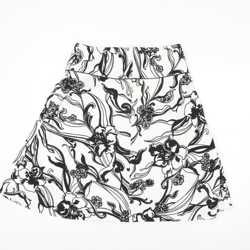 Zara Basic Women's Multicoloured A-Line Skirt L