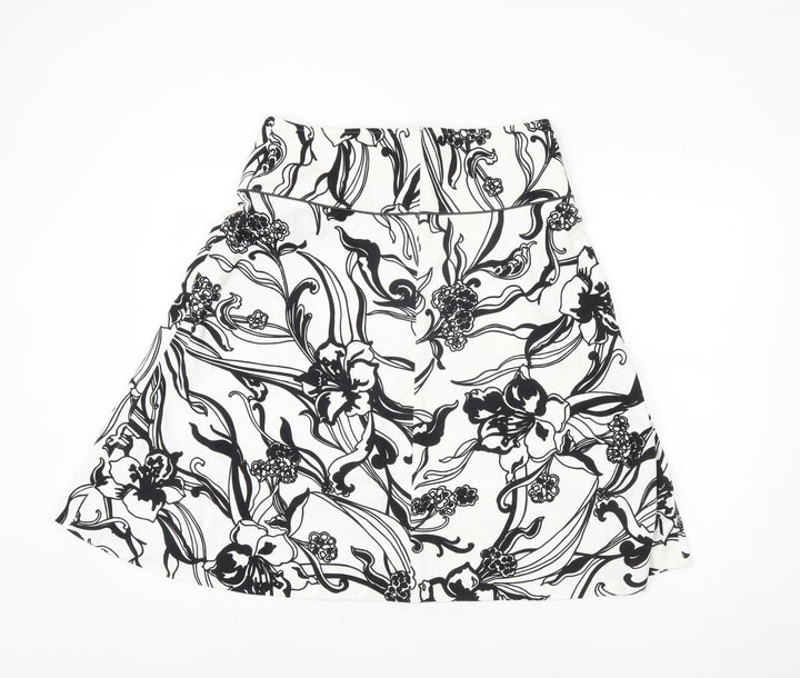 Zara Basic Women's Multicoloured A-Line Skirt L