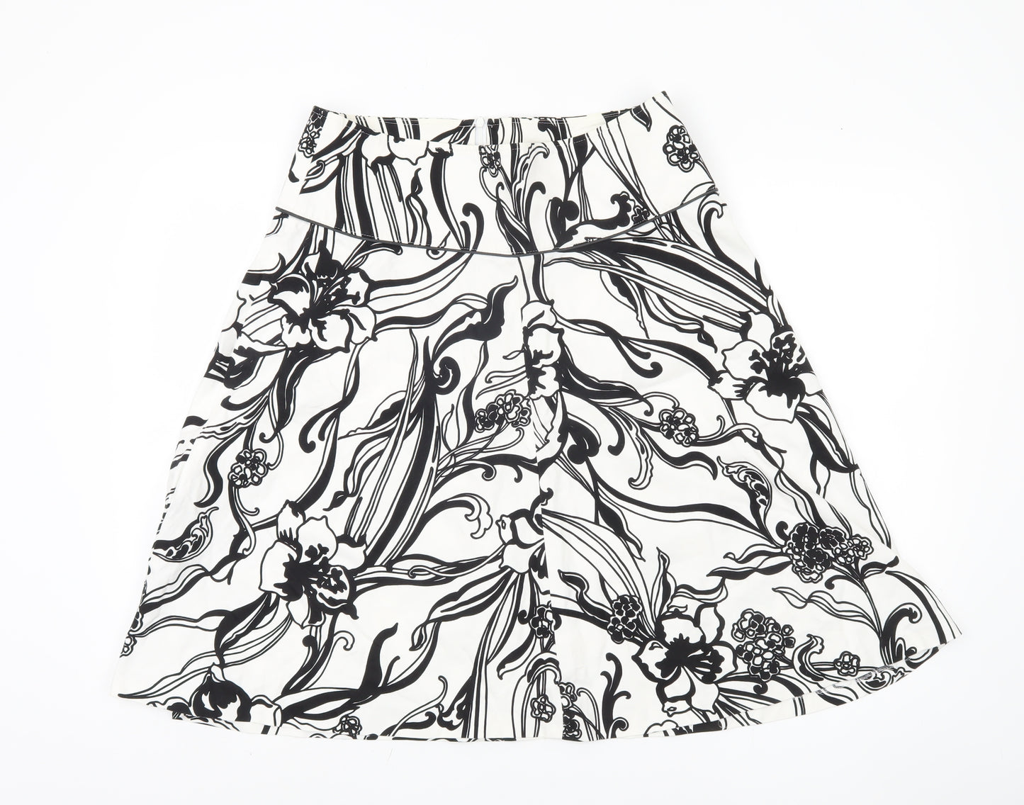 Zara Basic Women's Multicoloured A-Line Skirt L