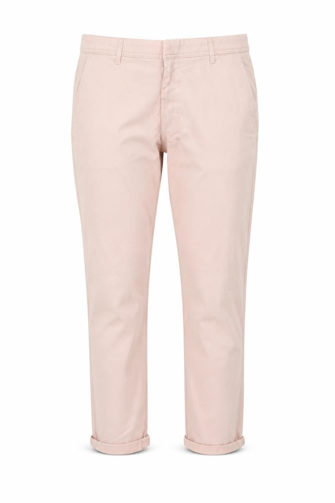 Front view of F&F Women's Pink Chino Trousers, size 10
