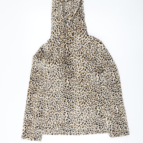 Lipsy Women's Multicoloured Animal Print Hoodie S