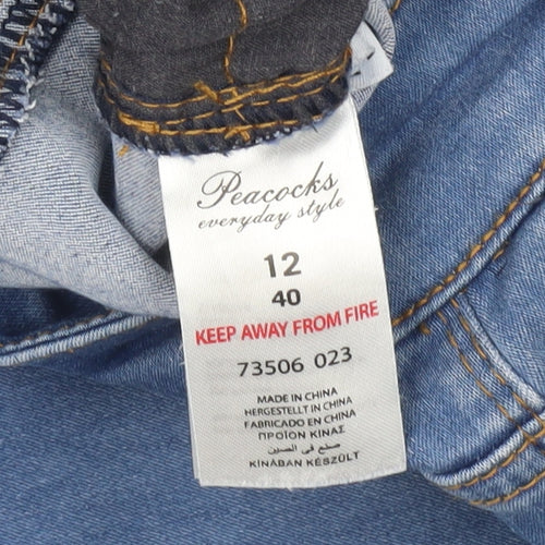 Peacocks Blue Jegging Womens Size 12 Stretch Denim