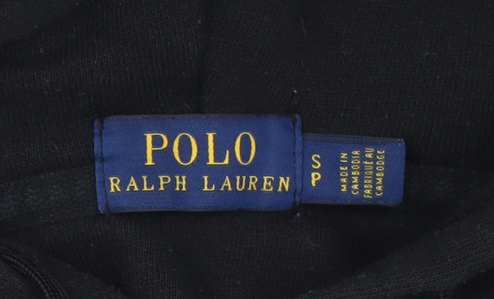 Ralph Lauren Women's Black Full Zip Hoodie, Size S