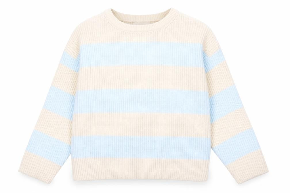 Front view of Marks & Spencer Women's Large Striped Pullover