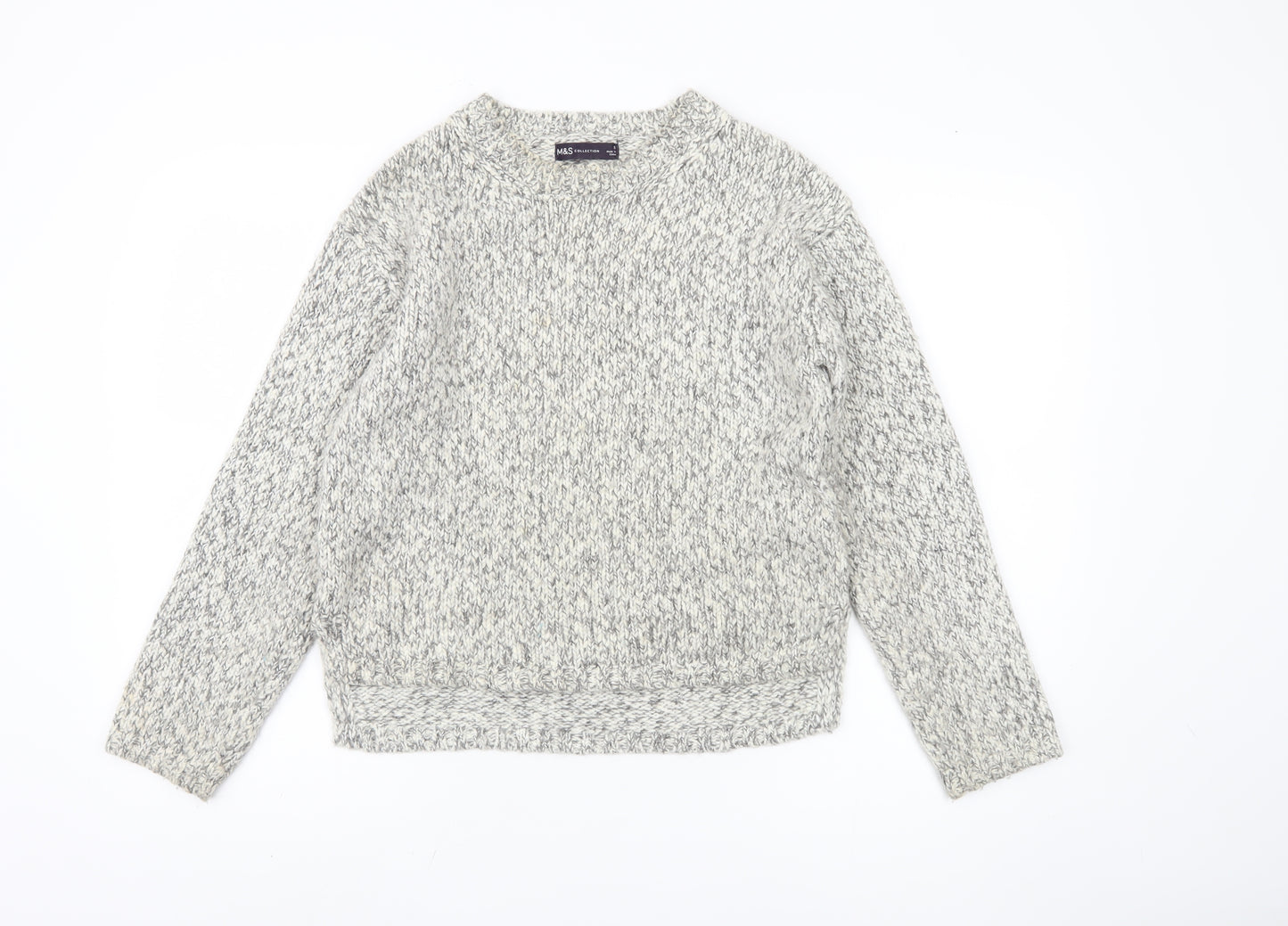 Marks and Spencer Women's Grey Pullover Jumper, S