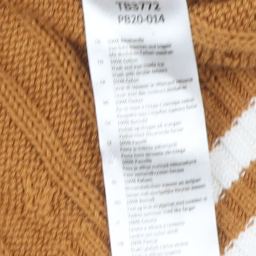 Urban Classics Women's Brown XS V-Neck Pullover Jumper