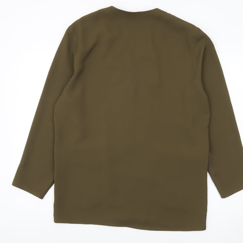 Planet Women's Green Button Jacket Size 14