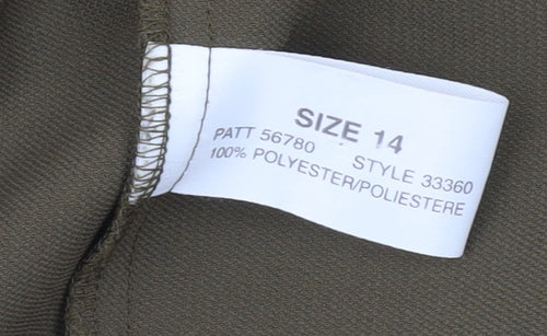 Planet Women's Green Button Jacket Size 14