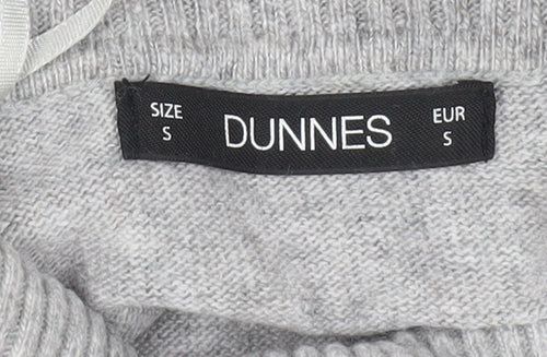 Dunnes Women's Grey Roll Neck Poncho Jumper S