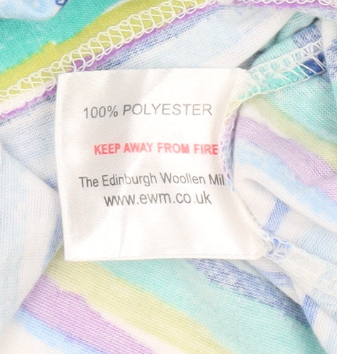 Isle Women's Multicoloured Striped T-Shirt M