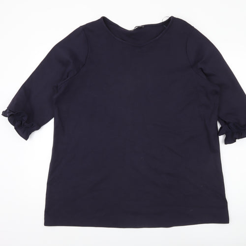 Marks and Spencer Blue Women's Blouse, Size 20, Casual