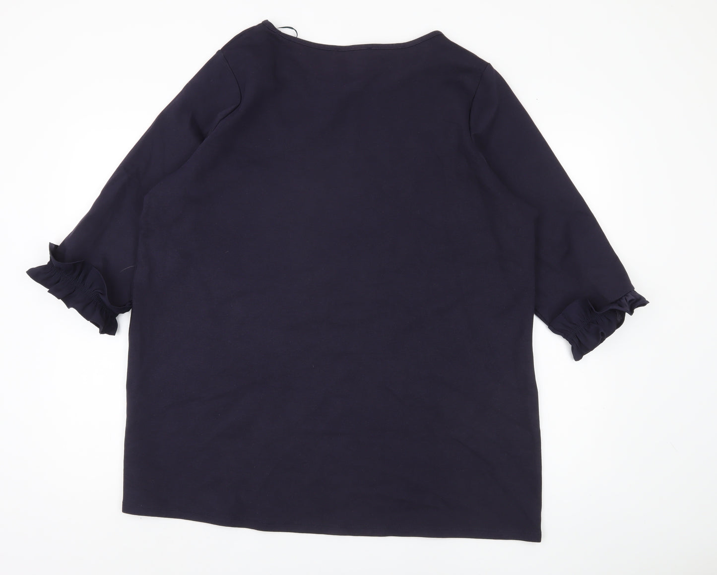 Marks and Spencer Blue Women's Blouse, Size 20, Casual