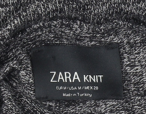 Zara Women's Grey Roll Neck Pullover, Size 12