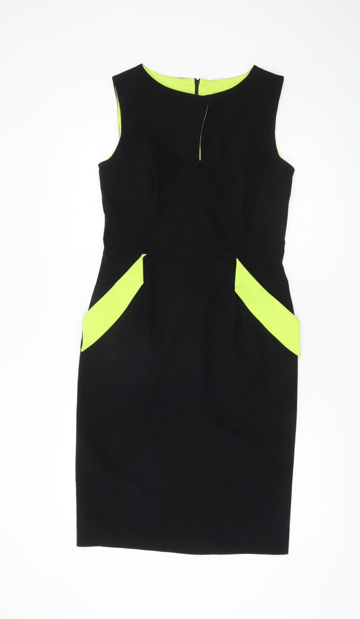 Roman Women Black Sheath Dress Size 12