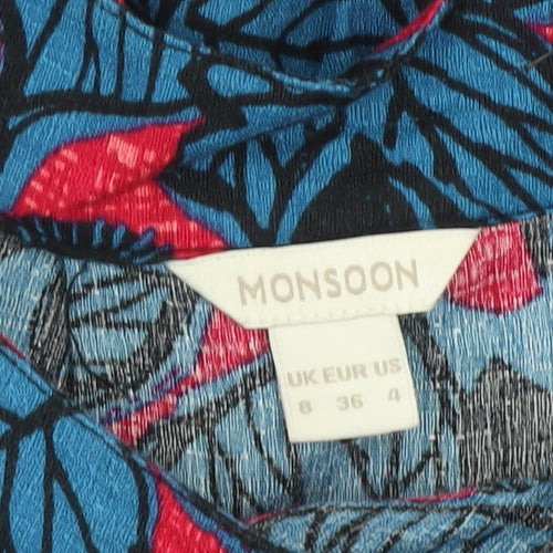 Monsoon Women's Multicoloured Floral Skirt Size 8