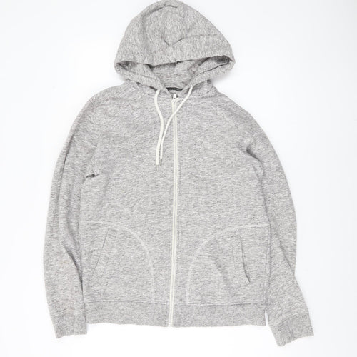 Burton Men's Grey Full Zip Hoodie, M, Regular