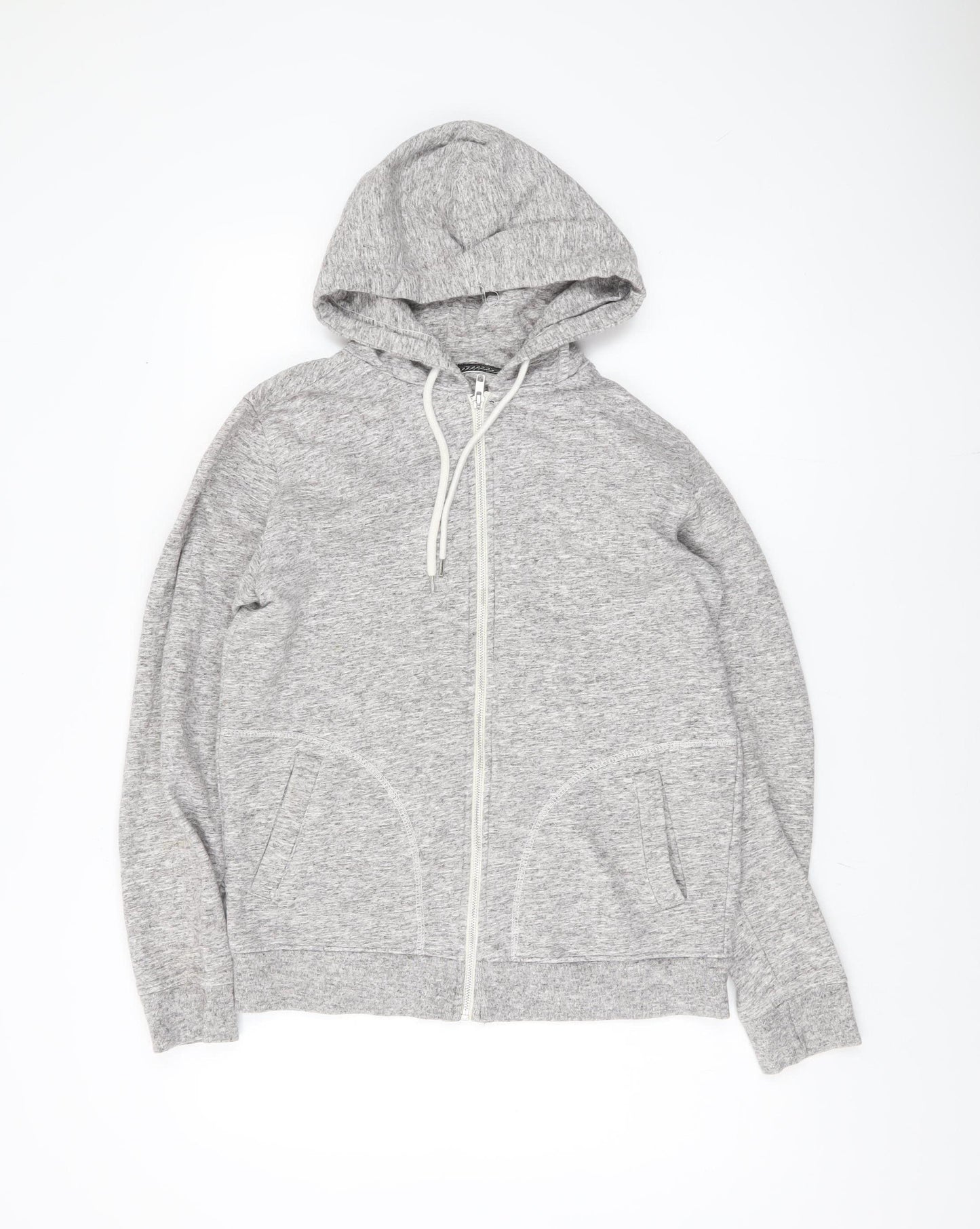 Burton Men's Grey Full Zip Hoodie, M, Regular