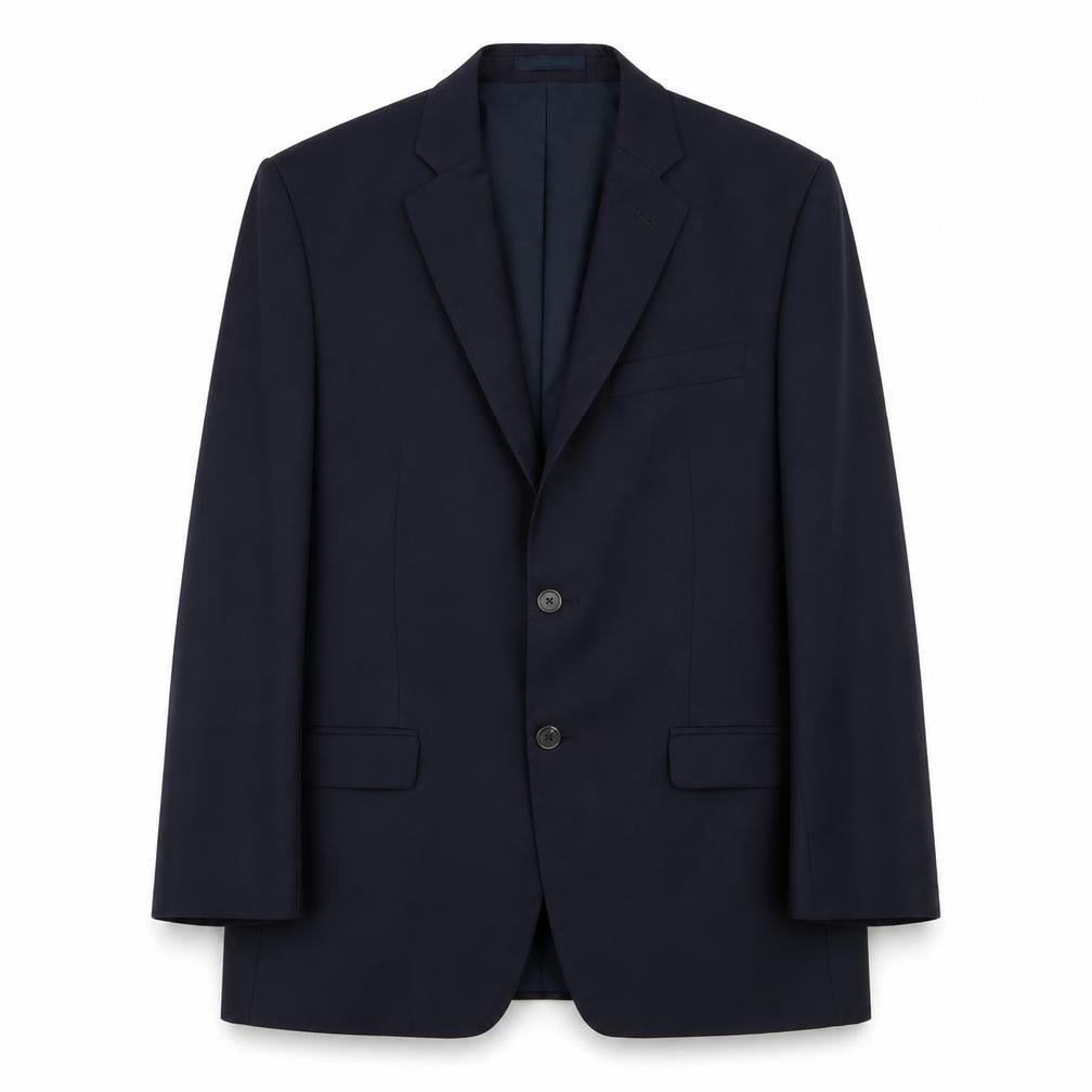 Front view of Macy's Men's Blue Wool Blazer - 40R, Formal Wear