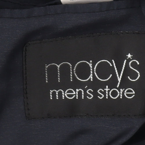 Macy's Men's Blue Wool Blazer - 40R, Formal Wear