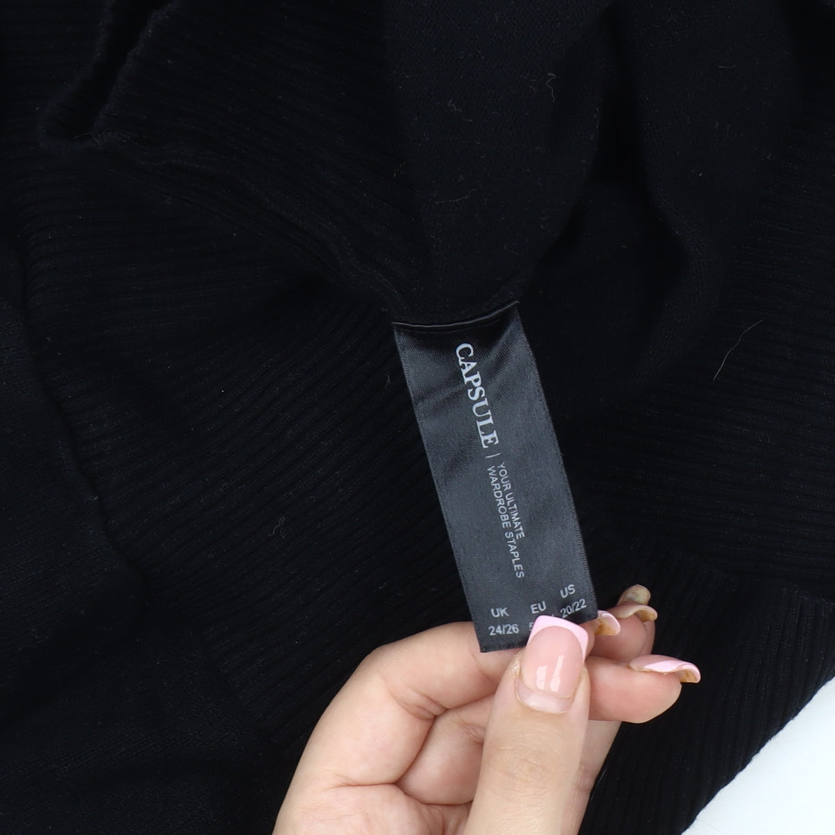 Capsule Women's Black Plus Size Cardigan