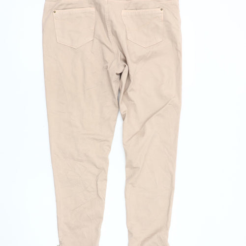 MDW Collection Women's Beige Trousers Size 16