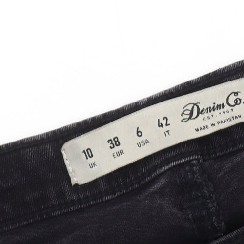 Denim Co. Women's Black Skinny Jeans Size 10