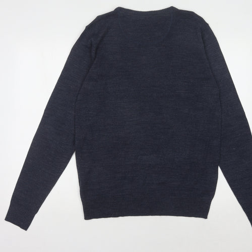 Industrialize Men's Blue M Pullover Jumper Crew Neck