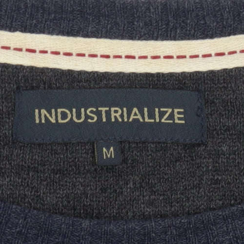 Industrialize Men's Blue M Pullover Jumper Crew Neck