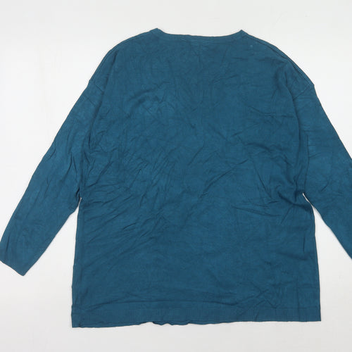 Bonmarché Women's Blue Pullover Jumper Size 14
