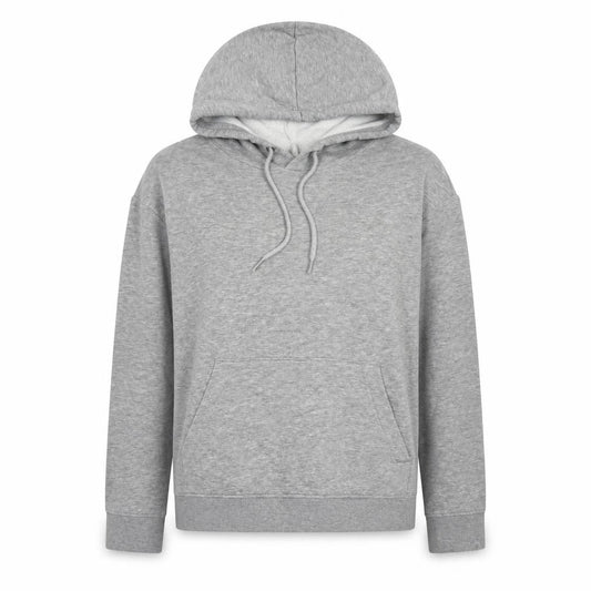 Front view of H&M Women's Grey Pullover Hoodie, size 8