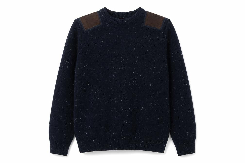 Front view of Next Men's Black Medium jumper