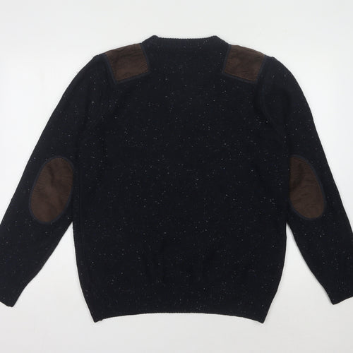 Next Men's Black Medium Pullover Jumper