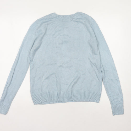 Marks and Spencer Women's Blue Pullover Jumper, Small