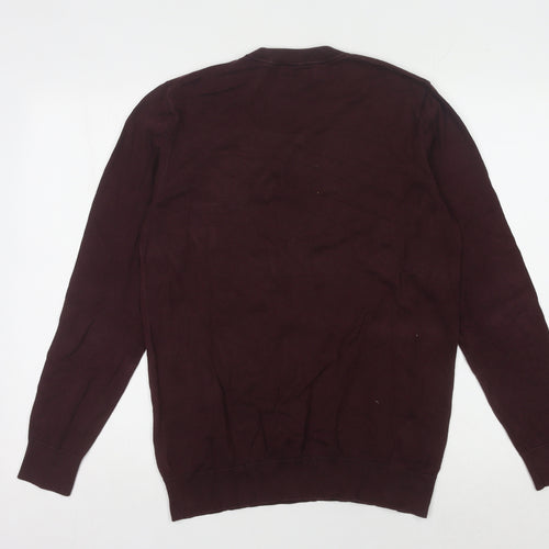 Next Men's Red Pullover Jumper, Medium, Crew Neck