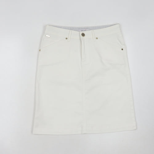 Marks and Spencer White Pencil Skirt, Size 10, Women's