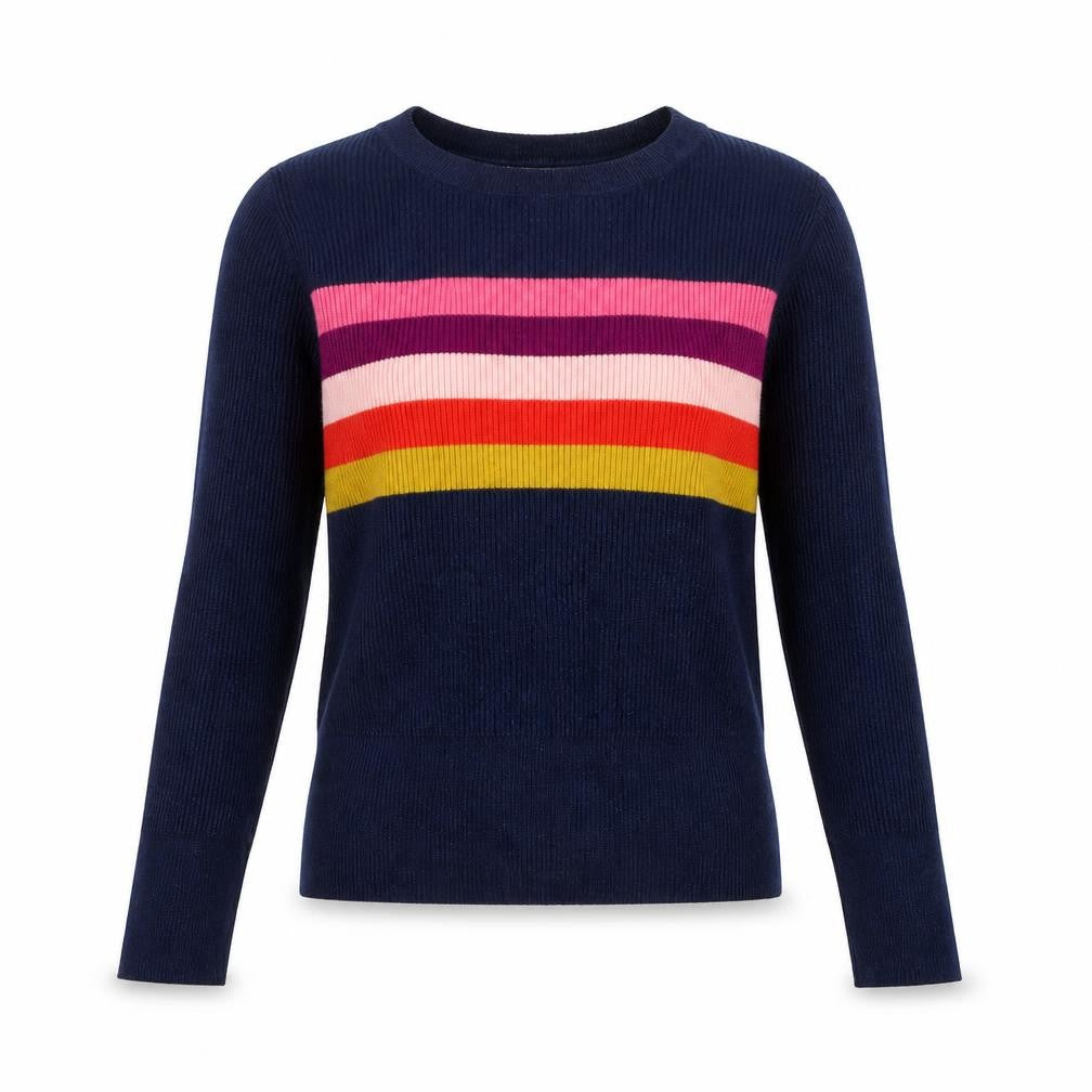 Front view of iF iT WeRe Me Women's Multicoloured jumper, M
