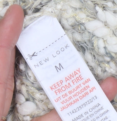 New Look Women's Multicoloured M Open Front Cardigan